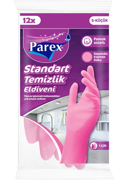 Standart Eldiven Küçük Boy 12 Paket 1 Koli fiyatları