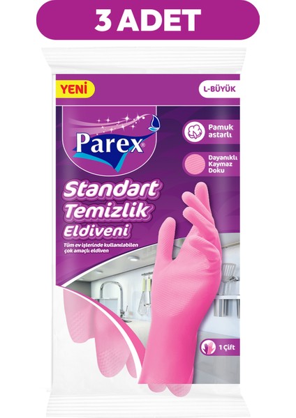 Standart Eldiven Büyük Boy Üçlü Set