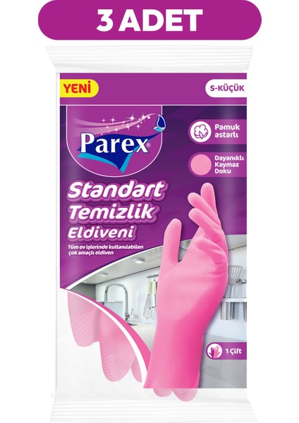 Standart Eldiven Küçük Boy Üçlü Set