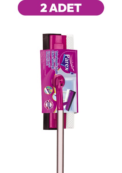 Teleskopik Saplı Cam Sileceği İkili Set