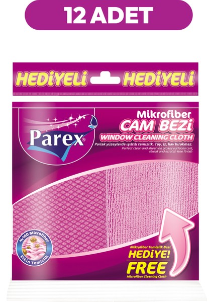 Mikrofiber Cam Bezi 12 Paket 1 Koli