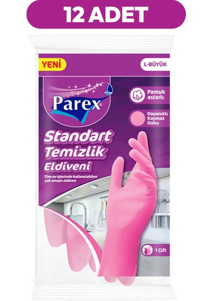 Standart Eldiven Büyük Boy 12 Paket 1 Koli