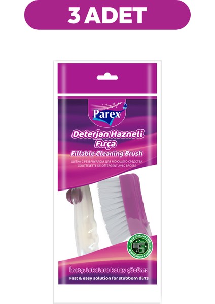 Deterjan Hazneli Temizlik Fırçası Üçlü Set fiyatları
