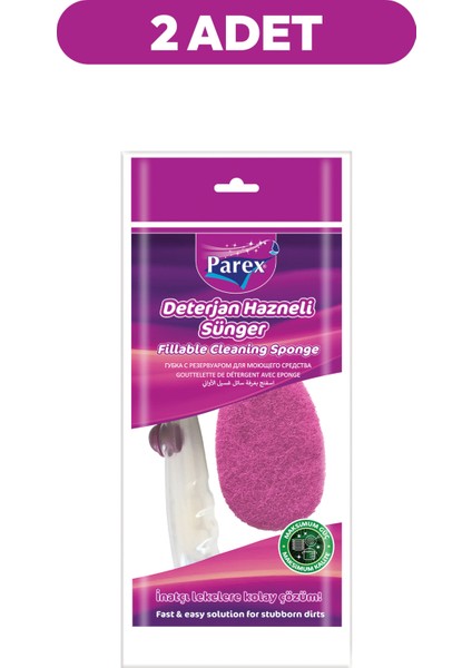Deterjan Hazneli Bulaşık Süngeri İkili Set fiyatları