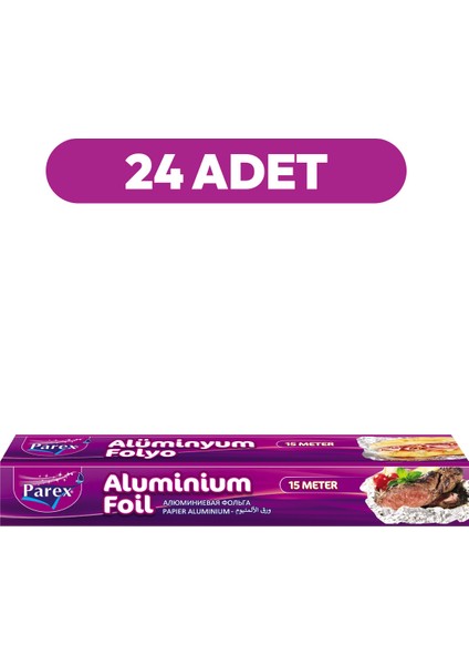 Alüminyum Folyo 15 Mt 24 Paket 1 Koli