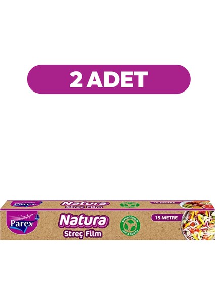 Natura Streç Film 15 Mt İkili Set