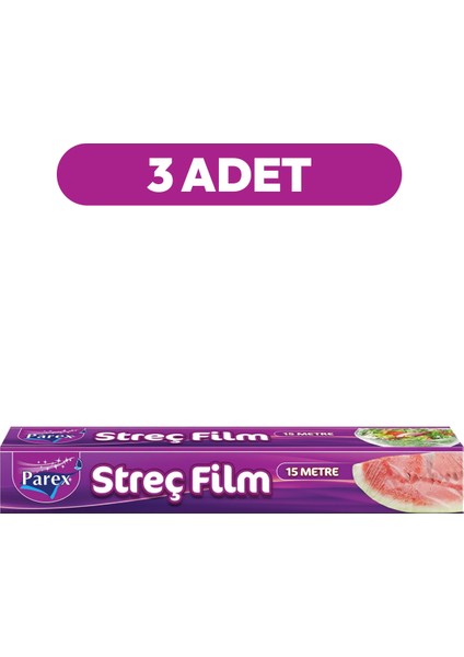 Streç Film 15 Mt Üçlü Paket fiyatları