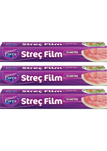 Streç Film 15 Mt Üçlü Paket modelleri