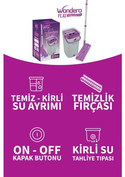 Wondero Flat Temizlik Seti modelleri