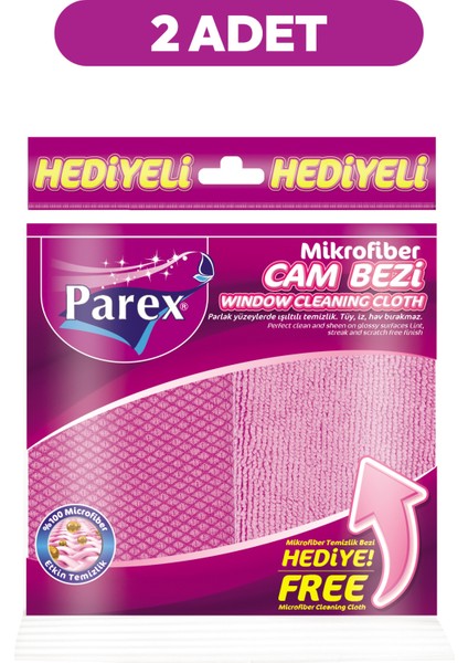 Mikrofiber Cam Bezi İkili Set