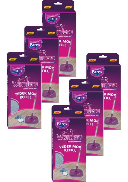 Wondero Yedek Mop Altılı Paket indirimleri
