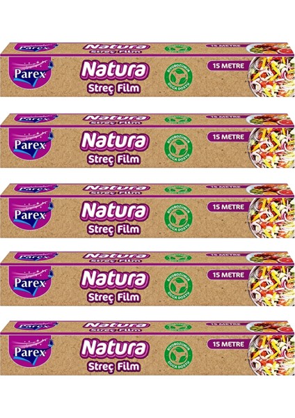 Natura Streç Film 15 Mt 5 Paket fiyatları