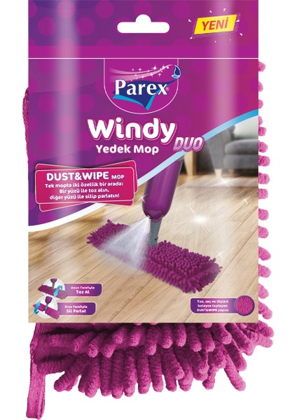 Windy Duo Dust&Wipe Yedek Mop (Sapsız) modelleri