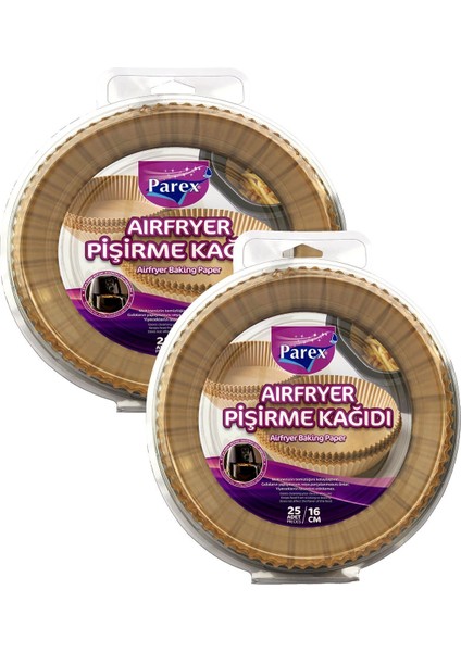 Airfryer Pişirme Kağıdı 25'li İkili Set fırsatları