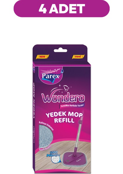 Wondero Yedek Mop Dörtlü Paket modelleri