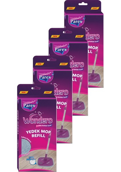 Wondero Yedek Mop Dörtlü Paket fırsatları