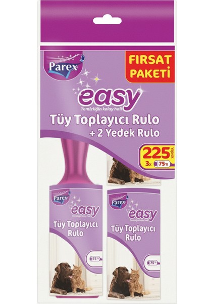 Easy Tüy Toplayıcı Rulo Firsat Paketi 225'li fiyatları