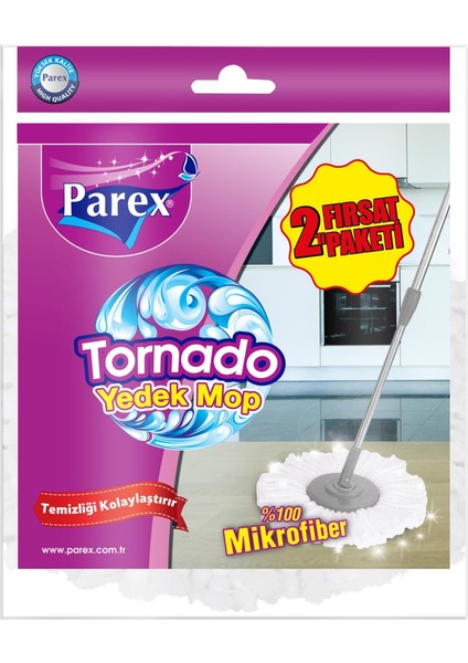 Multi Yedek Mop 2'li Paket (Sapsız)