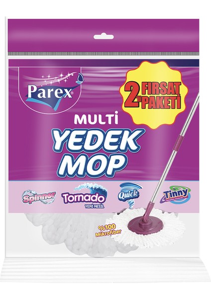 Multi Yedek Mop 2'li Paket (Sapsız) fırsatları