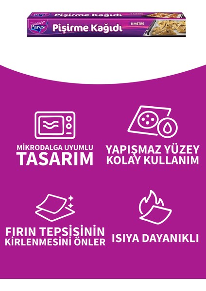 Pişirme Kağidi 8 Mt modelleri