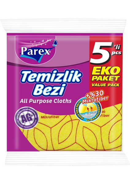 Temizlik Bezi Eko Paket 34 X 35 Cm 5 Al 3 Öde fiyatları