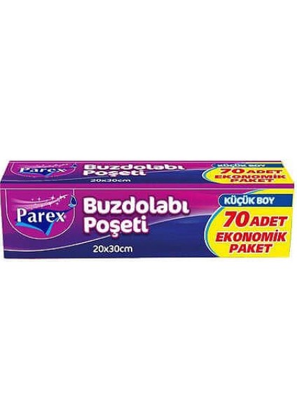 70’li Buzdolabı Poşeti Küçük Boy 20 x 30 cm