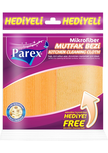 Mikrofiber Mutfak Bezi (Mikrofiber Temizlik Bezi Hediye)