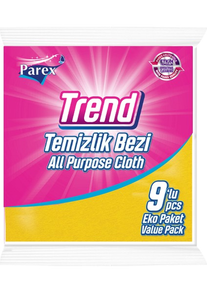 Trend Temizlik Bezi 9'lu