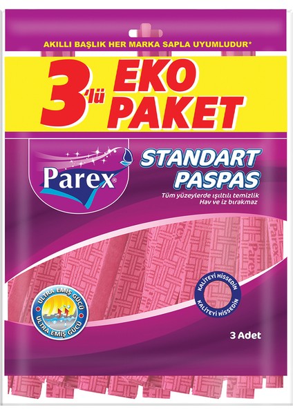 Standart Paspas 3'lü Eko Paket