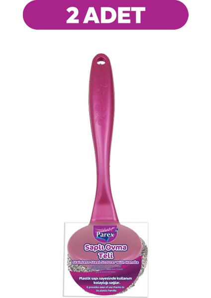 Saplı Ovma Teli İkili Set