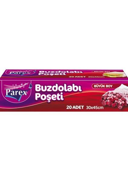 20'li Buzdolabı Poşeti Büyük Boy 30 x 45 cm fiyatları