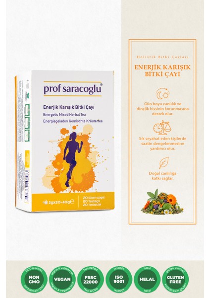 Enerjik Karışık Bitki Çayı 20'li