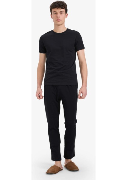 Regular Fit Basic Düz Cepli Pijama Altı Z7323AZ25SP