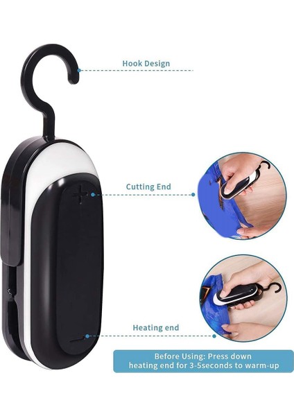 Mini Poşet Kapatma Makinesi, Taşınabilir Poşet Kapatma Makinesi, Kesici ve Kancalı Elde Taşınabilir Isıtmalı Gıda Vakum Kapatma Makinesi (Yurt Dışından) fiyatları