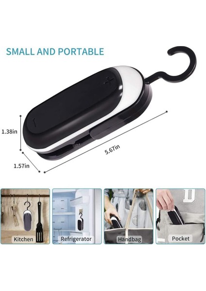Mini Poşet Kapatma Makinesi, Taşınabilir Poşet Kapatma Makinesi, Kesici ve Kancalı Elde Taşınabilir Isıtmalı Gıda Vakum Kapatma Makinesi (Yurt Dışından) fırsatları