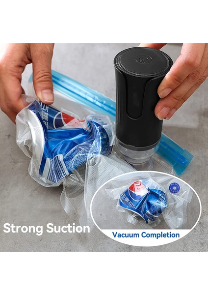 Elektrikli El Vakumlama Makinesi ve Yeniden Kullanılabilir Vakumlu Gıda Saklama Torbaları, Mini Vakum Pompası, Taşınabilir Küçük Vakumlama Makinesi (Yurt Dışından) modelleri