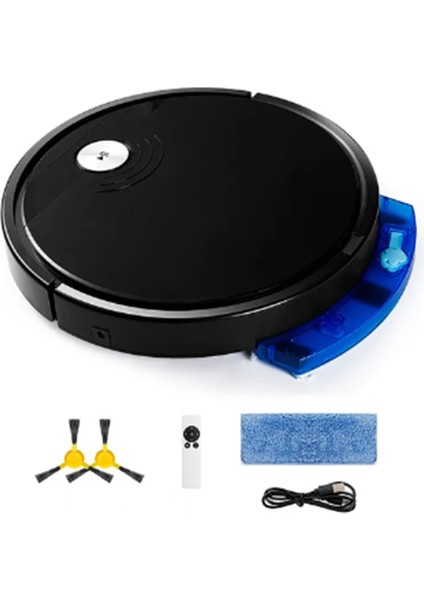 5'i 1 Arada RS800 Uzaktan Kumandalı Süper Sessiz Akıllı Robot Süpürge Islak ve Kuru Paspaslı Zemin Ev Aletleri Siyah, A (Yurt Dışından) fırsatları