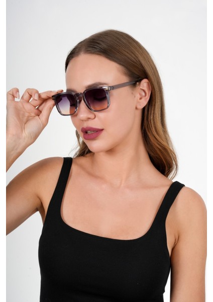 1020 C03 Gri 53 Olivier Philippe Güneş Gözlüğü