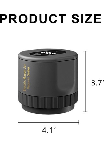 Mason Kavanoz Vakumu 2'si 1 Arada Tasarım Elektrikli Mason Kavanoz Vakum Sızdırmazlık Kiti, Tam Otomatik Emiş Durdurucu Gıda Saklama (Yurt Dışından) fiyatları