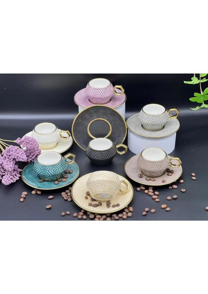 Ellıse 6 Kişilik 12 Parça Fincan Takımı fiyatları
