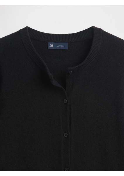 Kadın Siyah Cashsoft Crop Hırka modelleri