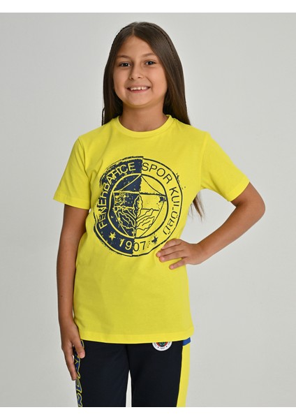 Çocuk Trıbun Tek Renk Logolu Tshırt modelleri