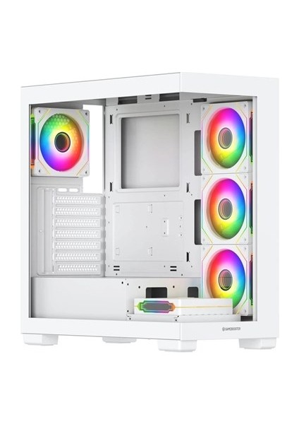 <![cdata[gamebooster 750W 80+ Bronze A7505W 5-Fanlı Gamıng Mıd-Tower Pc Kasası Beyaz]]>