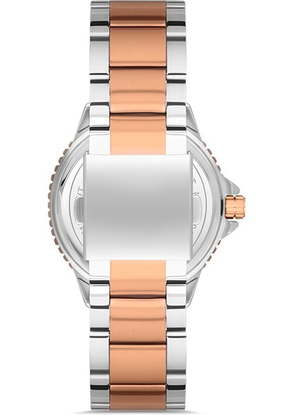 Ferro Rose ve Gümüş Çelik Kordon Erkek Kol Saati 3 Atm Su Geçirmez TH-F11238A-E2 fiyatları