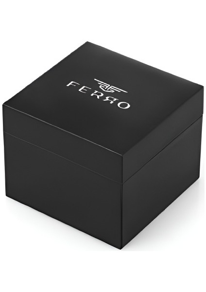 Ferro Rose ve Gümüş Çelik Kordon Erkek Kol Saati 3 Atm Su Geçirmez TH-F11238A-E2 indirimleri