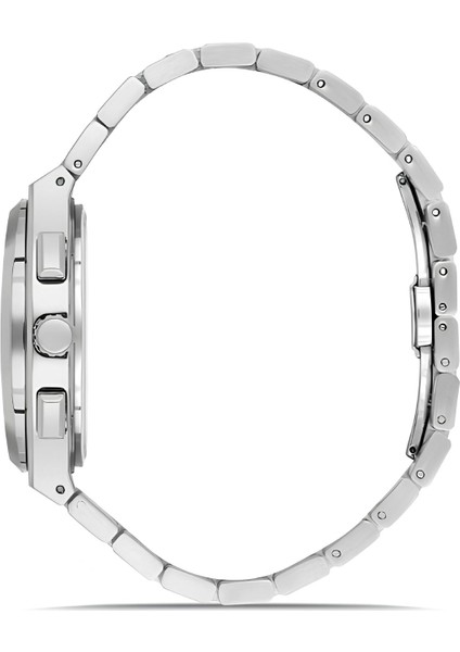 Ferro Gümüş Renk Çelik Kordon Erkek Kol Saati Fonksiyonlar Aktif 3 Atm Su Geçirmez FM43027A-A fiyatları