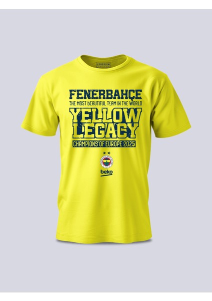 Basket Şampiyonluk Yellow Legacy Tshı