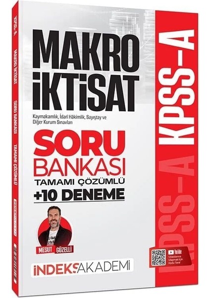 Indeks Akademi Kpss A Grubu Makro Iktisat Soru Bankası ve 10 Deneme Çözümlü - Mesut Güzelli