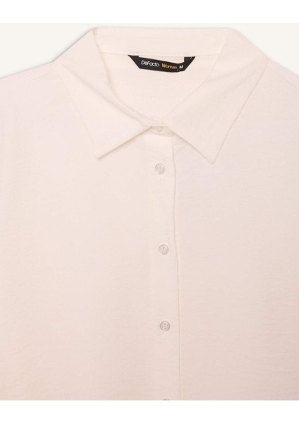 Regular Fit Basic Düz Uzun Kollu Gömlek