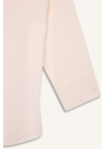 Regular Fit Basic Düz Uzun Kollu Gömlek